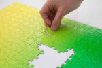 Gradient Puzzle - Green Yellow-06