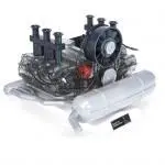 Porsche 6-cylinder boxer engine with original Porsche 911 model-01