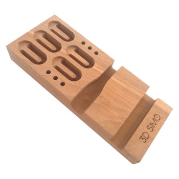 Wooden stand for 3D pens