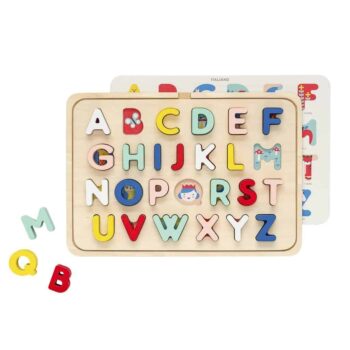 Wooden puzzle ABC