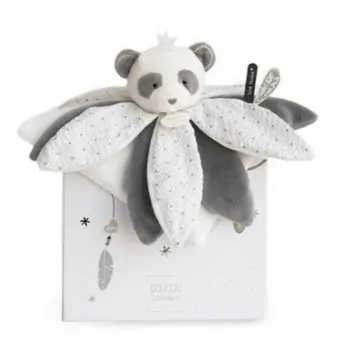 Traumfänger Panda Schmusetuch Blüte 26cm-01