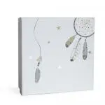 Traumfänger Panda Schmusetuch Blüte 26cm-01