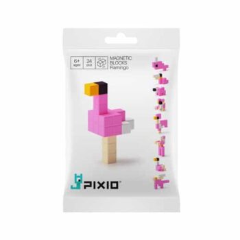 24 Magnetische Bausteine BauklötzeMagnet Spielzeug Kinder Pixel Ko Flamingo 