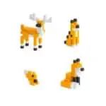 PIXIO Orange Animals – magnetische Bausteine – Story Series – kreatives Pixel-Bauen für Kinder & Erwachsene – Bild 3