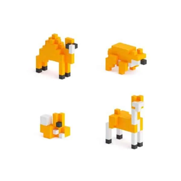 PIXIO-Orange-Animals
