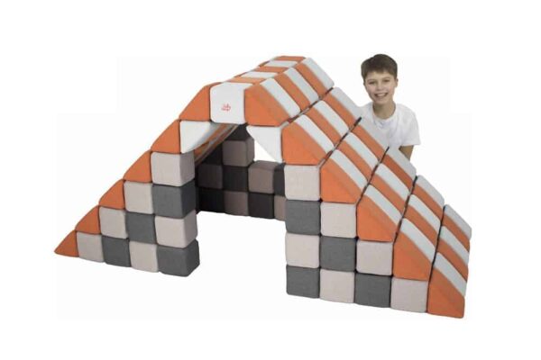 JollyHeap – Set Medium 50 weiche XXL-Magnetbausteine für Kinder – Bild 16