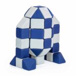 JollyHeap – Kreativ-Set 100 Teile – weiche XXL Magnetbausteine in 4 Formen für Kinder