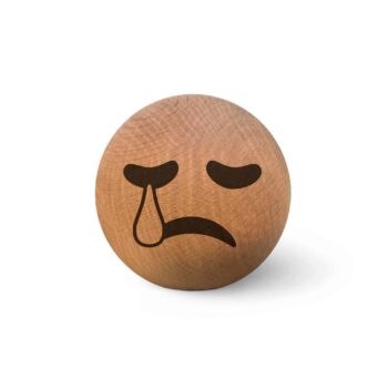 SPRING EMOTIONS | Trauriges Gesicht | Holz EMOTICONS