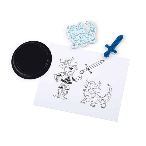 Stempel-Set Ritter und Drachen (1)
