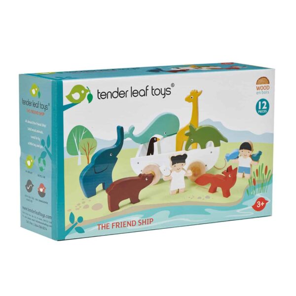 Tender Leaf Toys Boot mit Tieren – Bild 2