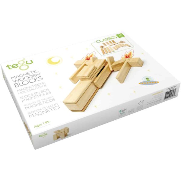 Tegu Magnetische Holzbausteine Natur