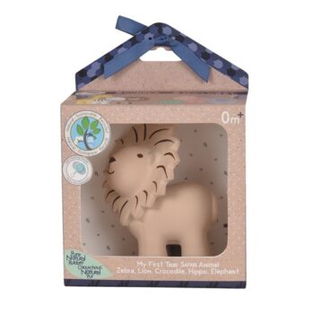 Baby-Rassel Löwe in Box