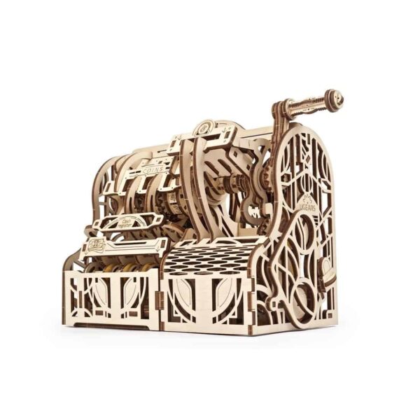 UGEARS Registrierkasse - mechanischer Holzbausatz
