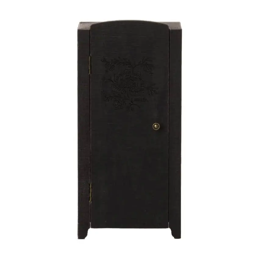 Maileg Miniatur Wandschrank - Anthrazit (1) Maileg Miniatur Wandschrank - Anthrazit