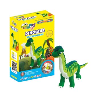 Jumping Clay Colorful Dinosaurs - Brachiosaurus