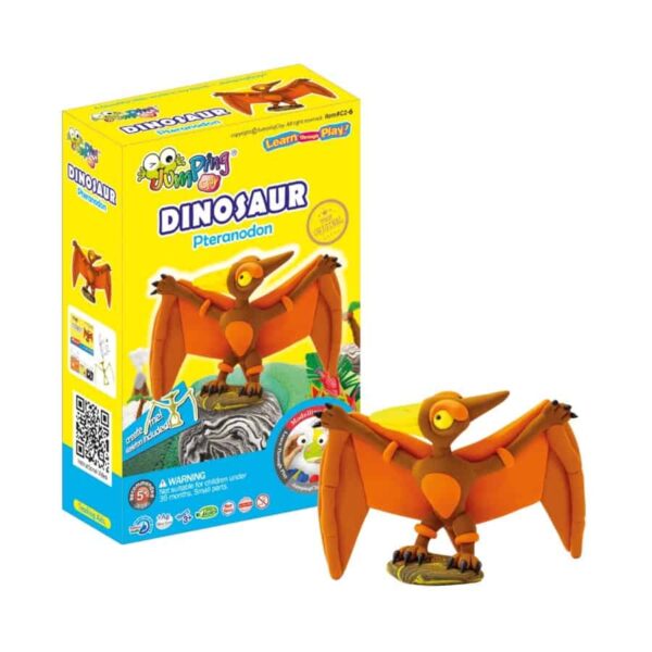 Jumping Clay Colorful Dinosaurs - Pteranodon