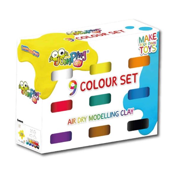 Jumping Clay Colours - 9 Colour Set (1)