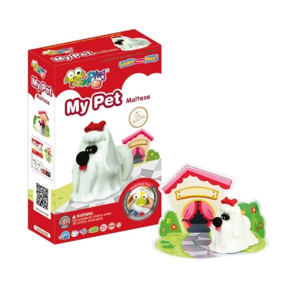 Jumping Clay My Pet - Maltese Puppy