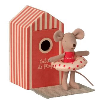 Maileg Beach Mouse with Beach House - Little Sister