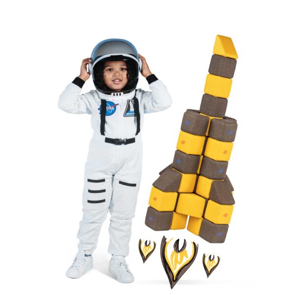 JollyHeap – Set Medium 50 weiche XXL-Magnetbausteine für Kinder