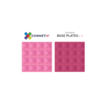 Connetix Pastel Base Plate Pink & Berry – 2er Set Magnet-Bauplatten – Bild 6