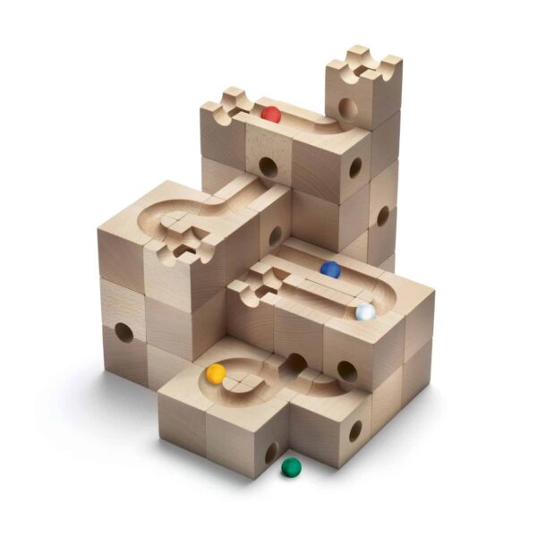 Cuboro Holzkugelbahn - Standard 50 Starter Set