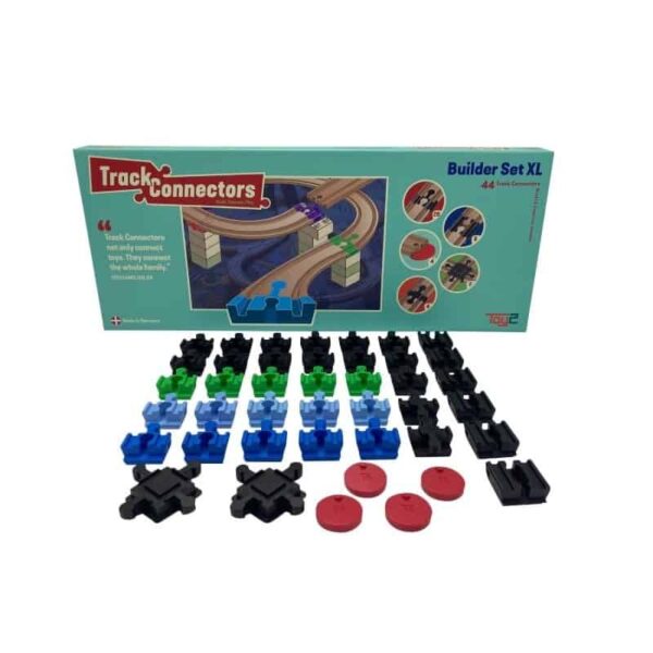 Squar3D TOY2 Track Connectors Builder XL - Schienenverbinder 44 Teile