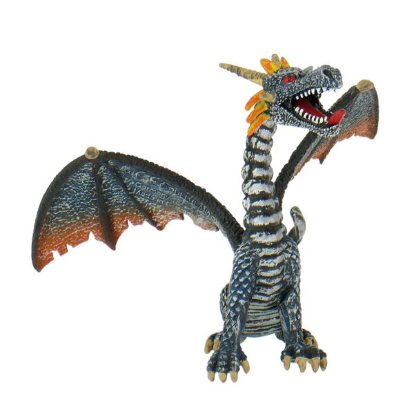 Bullyland Drache sitzend blau/silber 75594