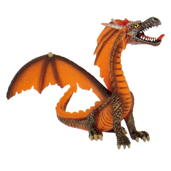 Bullyland Drache sitzend orange 75595