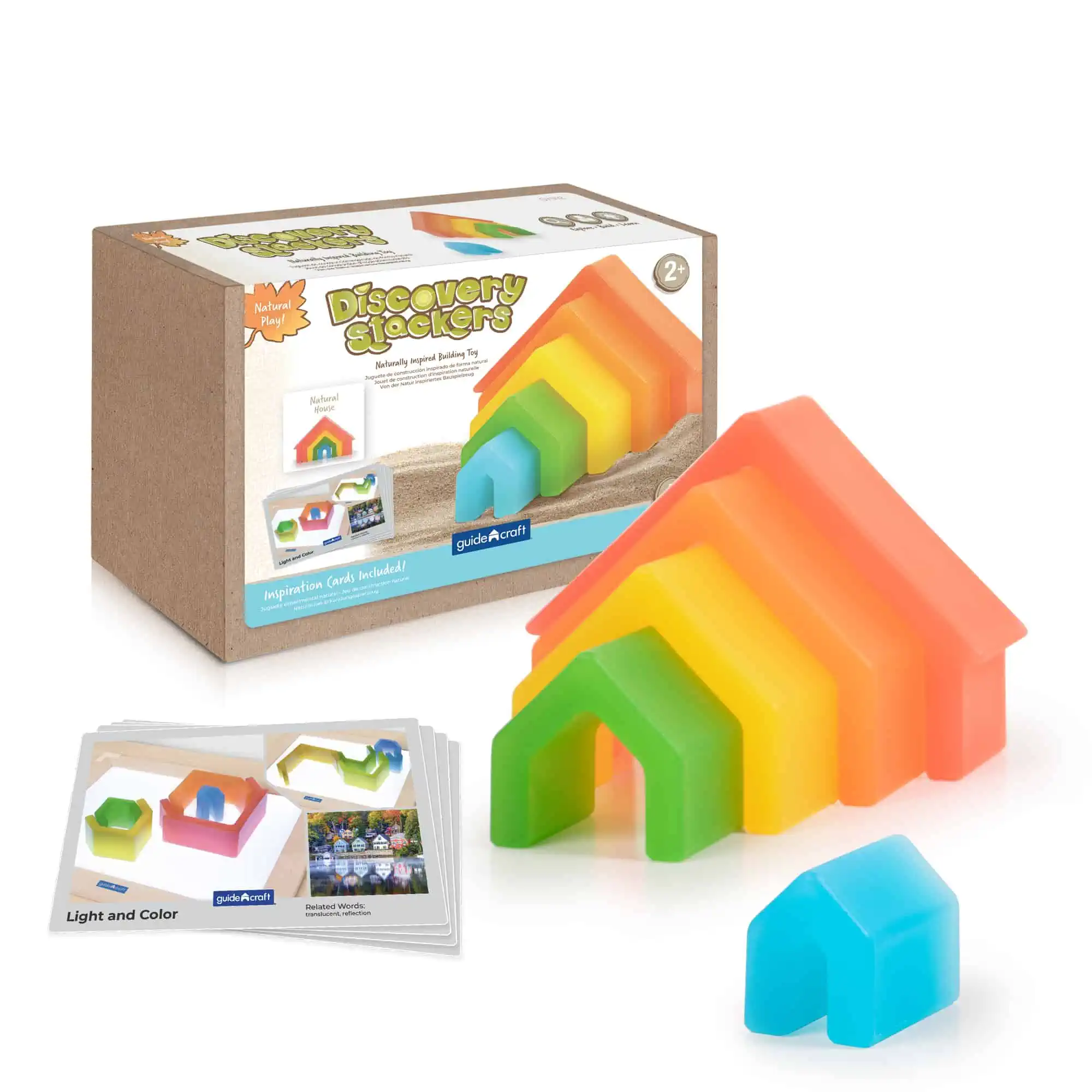 Guidecraft Discovery Stackers – Rainbow House