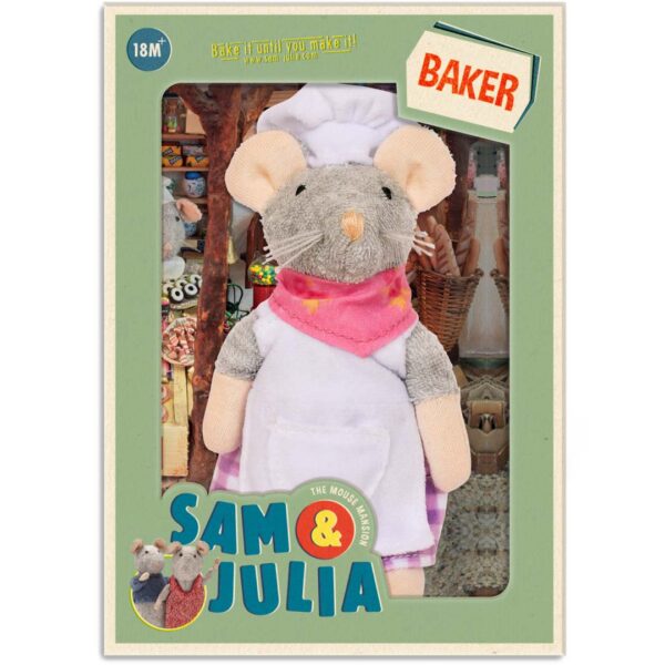 Sam & Julia-Plüsch-Maus Bäcker-300910