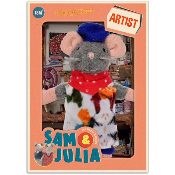 Sam & Julia-Plüsch-Maus Künstler-300911