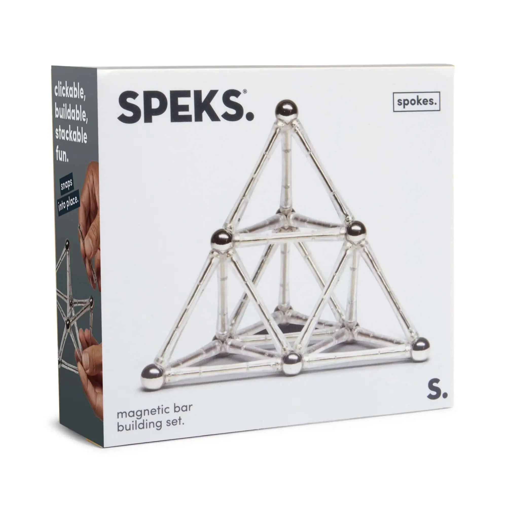 Spokes Magnetisches Baukasten-Set Nickel