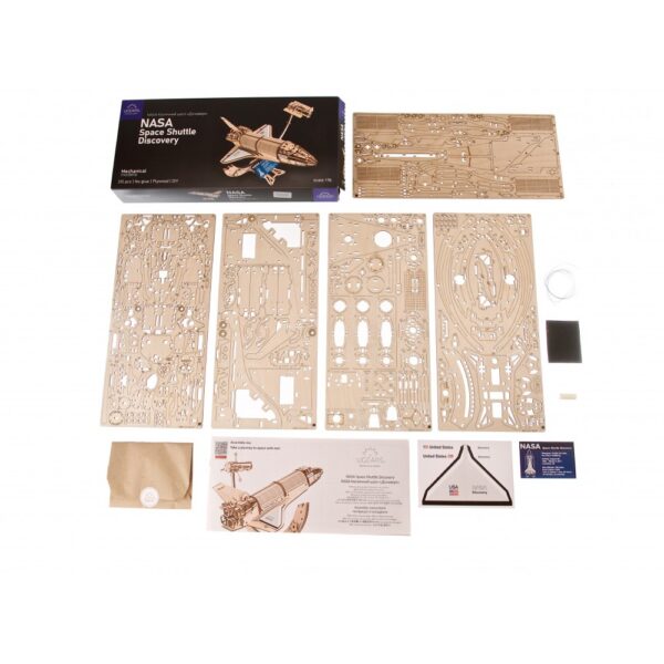 UGEARS NASA-Raumfähre Discovery – 3D-Holzmodell im Maßstab 1:96 – Bild 5
