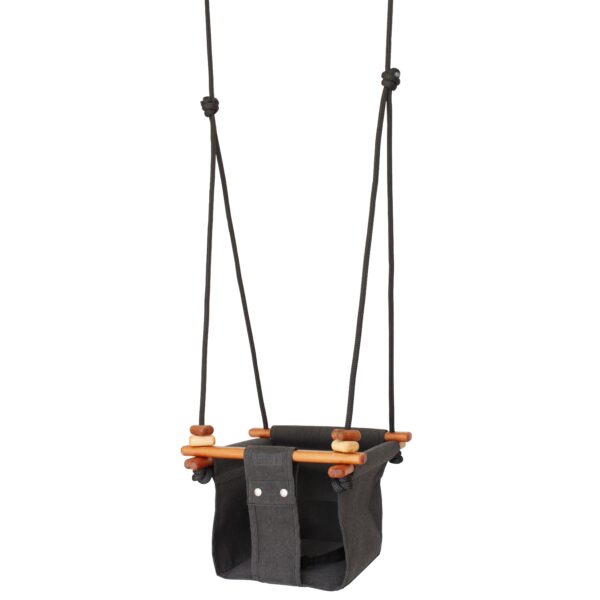 Solvej Swings-Solvej Baby Toddler Swing-Slate Grey
