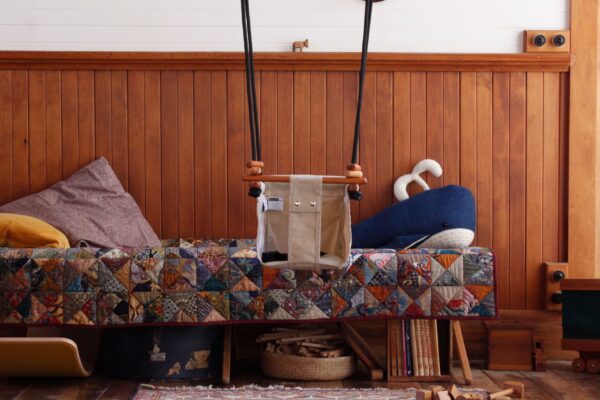 Solvej Swings-Solvej Baby Toddler Swing-Soft Linen