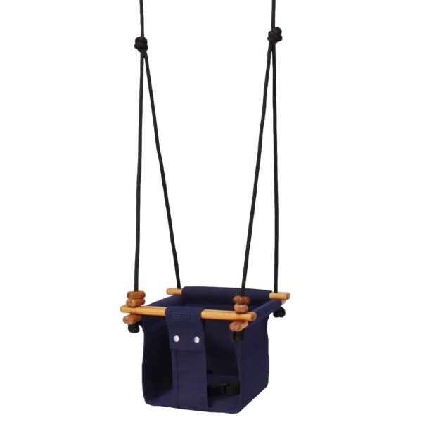 Solvej Swings-Solvej Baby Toddler Swing- midnight blue
