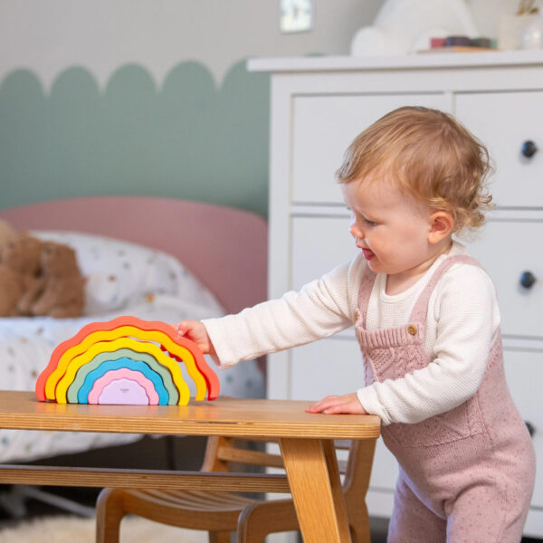 Tickit SiliSoft® Wackelregenbogen – Stapelspiel aus Silikon – Bild 4