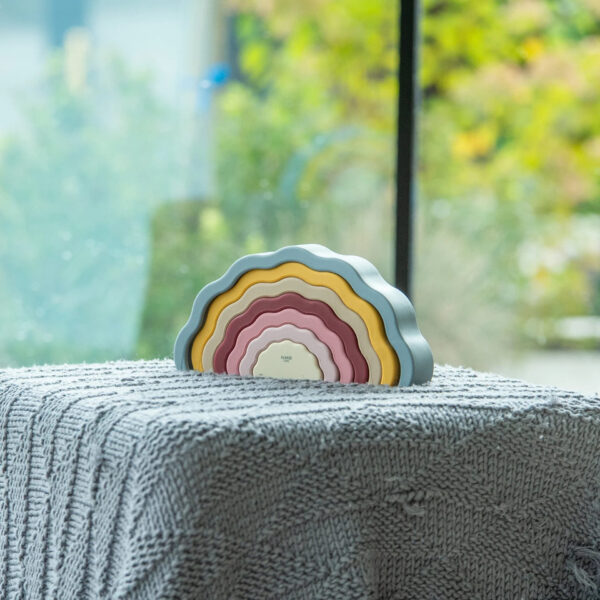 Tickit SiliSoft® Wackelregenbogen – Stapelspiel aus Silikon – Bild 5