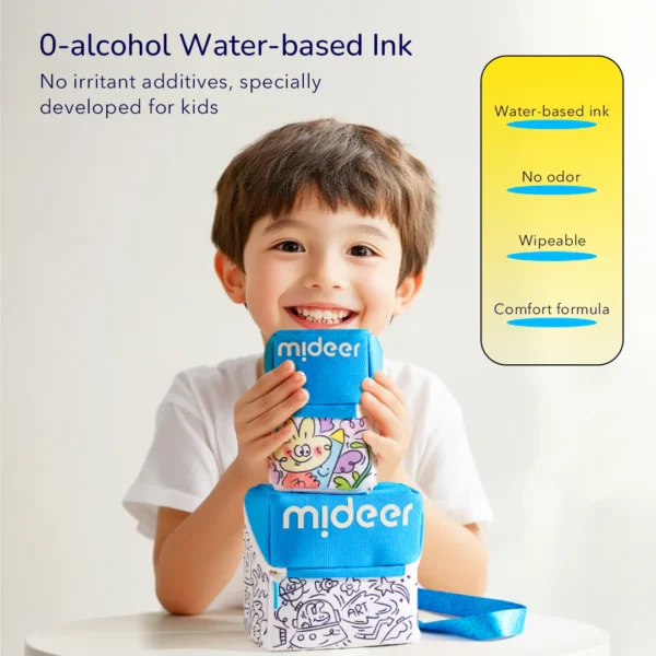 Mideer – Brush Tip Acrylic Markers mit Doodle Bag