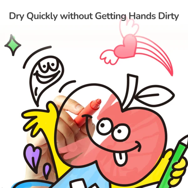 Mideer – Brush Tip Acrylic Markers mit Doodle Bag