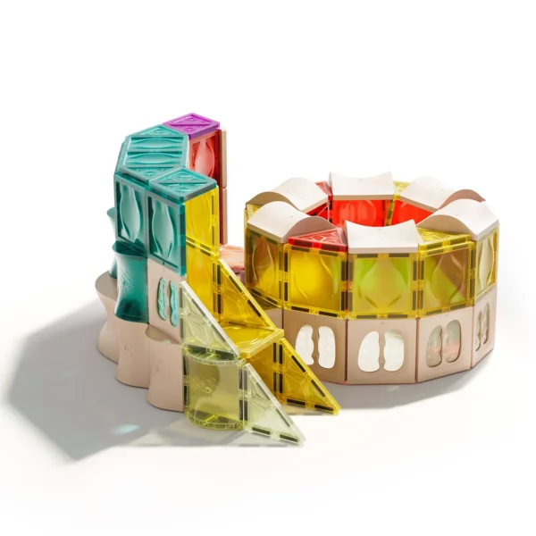 TOPBRIGHT – MagArt 64 – Konstruktionsset mit Magnet-Tiles für Kinder – Bild 7