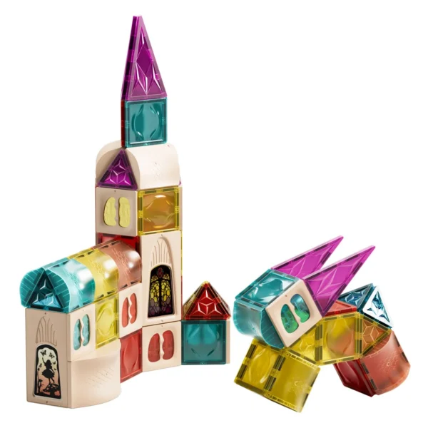 TOPBRIGHT – MagArt 64 – Konstruktionsset mit Magnet-Tiles für Kinder – Bild 3