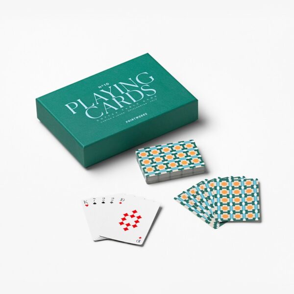 Printworks-PW00730-Classic - Double Playing Cards Green Multi 2