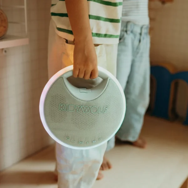 Kidywolf - 418178 – KIDYKARAOKE – Bluetooth Karaoke-Lautsprecher mit 2 Mikrofonen für Kinder