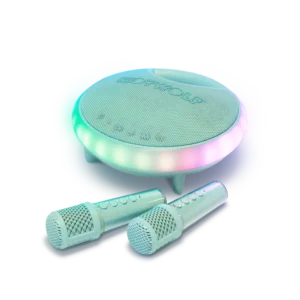 Kidywolf - 418178 – KIDYKARAOKE – Bluetooth Karaoke-Lautsprecher mit 2 Mikrofonen für Kinder