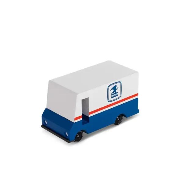 Candylab USPS Vintage Mail Truck – Holz-Postwagen im Mini-Format für Kinder & Sammler