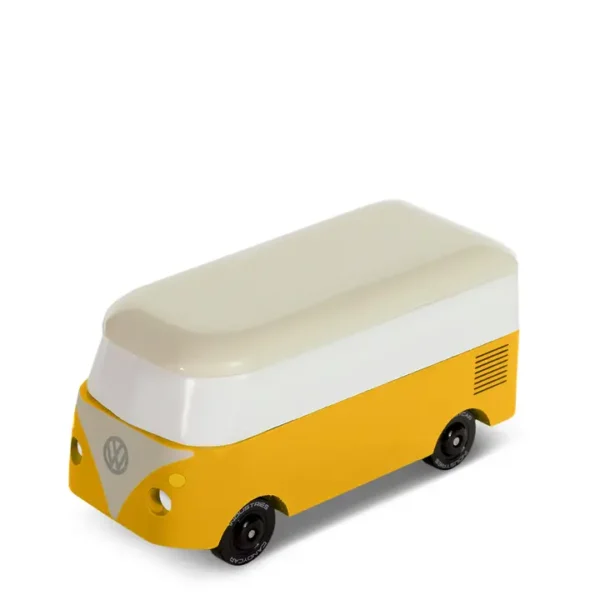 Candylab VW Mini Sunbeam Yellow – kleiner VW Holzbus in Gelb für Kinder & Sammler
