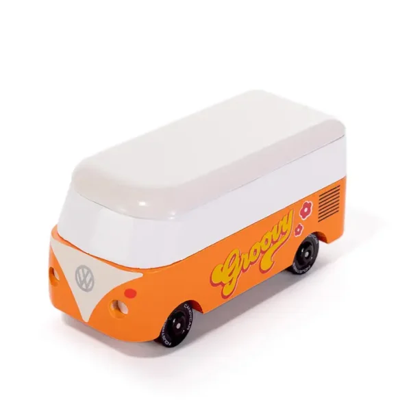 Candylab – VW T1 Groovy Orange – Holzbus für Kinder & Sammler
