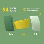 Waytoplay Arches Builder Set – 54AR Bögen aus Recyclingkunststoff für Kinder